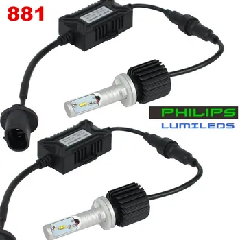 

881 LED Headlight Bulb 8000LM 6500K Led Headlight Conversion Kit Led Car Light Driving Light For Chevrolet Dodge Ford GMC Nissan