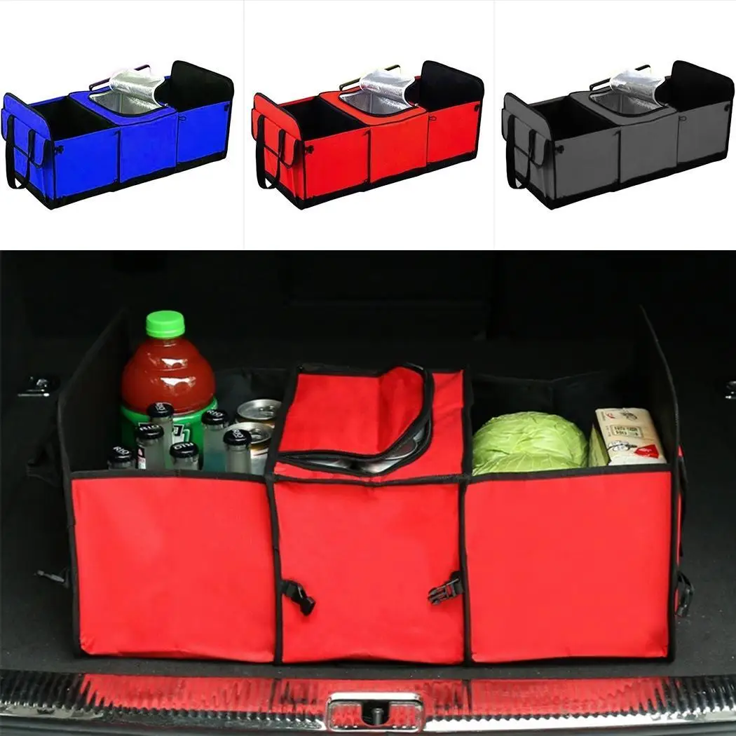Sailnovo Car Folding Storage Box Car Trunk Tidy Interior Large Auto