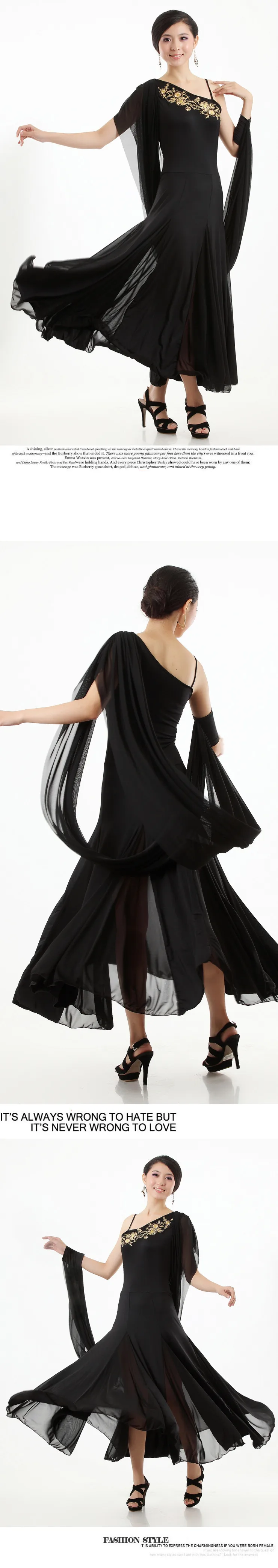 Girls Latin Dance Tops for Women Ballroom Salsa Salsa Blouses Waltz Modern Y15