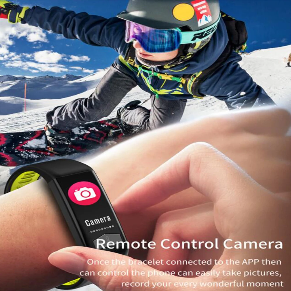 

ECG PPG Smart Watch Heart Rate Blood Pressure Monitoring Smart Bracelet IP68 Waterpoof Pedometer Sports Wristband C1 Plus