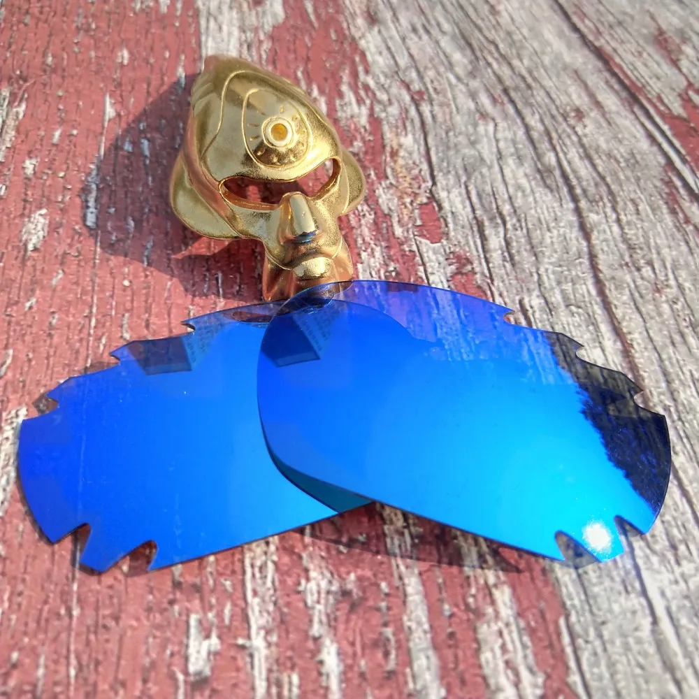 

Glintbay 100% Precise-Fit Polarized Replacement Lenses for Oakley Jawbone Vented Sunglass - Ice Blue Mirror
