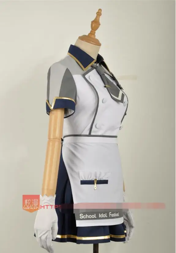 Аниме LoveLive! Cos Котори минами Сонода Уми Тодзио Нозоми Хэллоуин Косплэй всех сотрудников женские Мороженое без Пробуждение костюм горничной