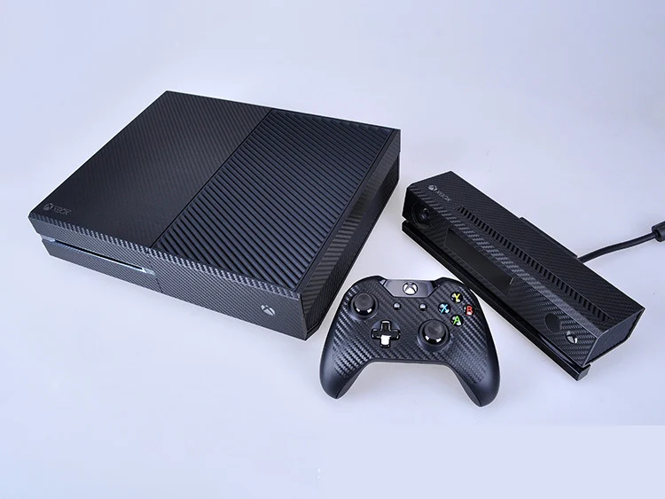 Съемная Виниловая пленка для Xbox one консоль из углеродного волокна Защитная