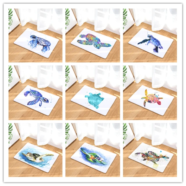 US $6.00 Nordic style Turtle mat bedroom rug kitchen bathroom mat rectangular door mat