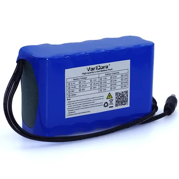 

VariCore 12v 10Ah 18650 li-ion battery 10000 mah with BMS DC Circuit Protection Plate 5.5 * 2.1mm high capacity backup power