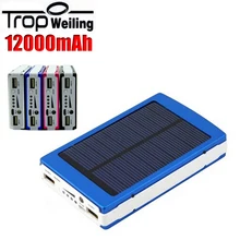 Tropweiling bank power 12000mah mobile power bank portable external battery poverbank for phones usb portable charger