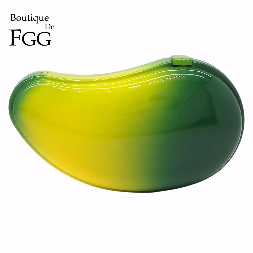 Boutique de FGG манго Форма Для женщин Мода акриловые вечерняя сумочка BS010 клатч кошелек