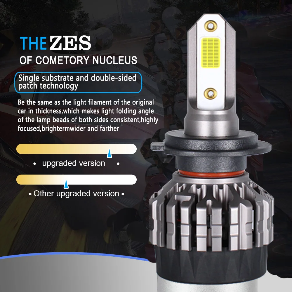 ZTZPIE H3 3000 K 4300 K 5000 K 6500 K 8000 K 12000LM 12 V автомобиль Turbo стелек поддержат дыхания арки стелек фар 9005 H1 H4 9006 H11 H7 Led Лам авто лампы