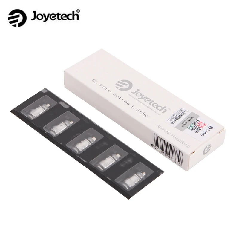 

Original Joyetech CL Pure Cotton Head 0.5ohm 1.0ohm coil for eGo ONE V2/eGo ONE Mega V2 Atomizer 5pcs/lot