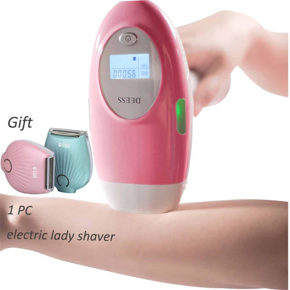 

DEESS Permanent Laser Epilator IPL Hair Removal Depilatory Full Body Use Global Use Remove Acne and wrinkle FISHKIM