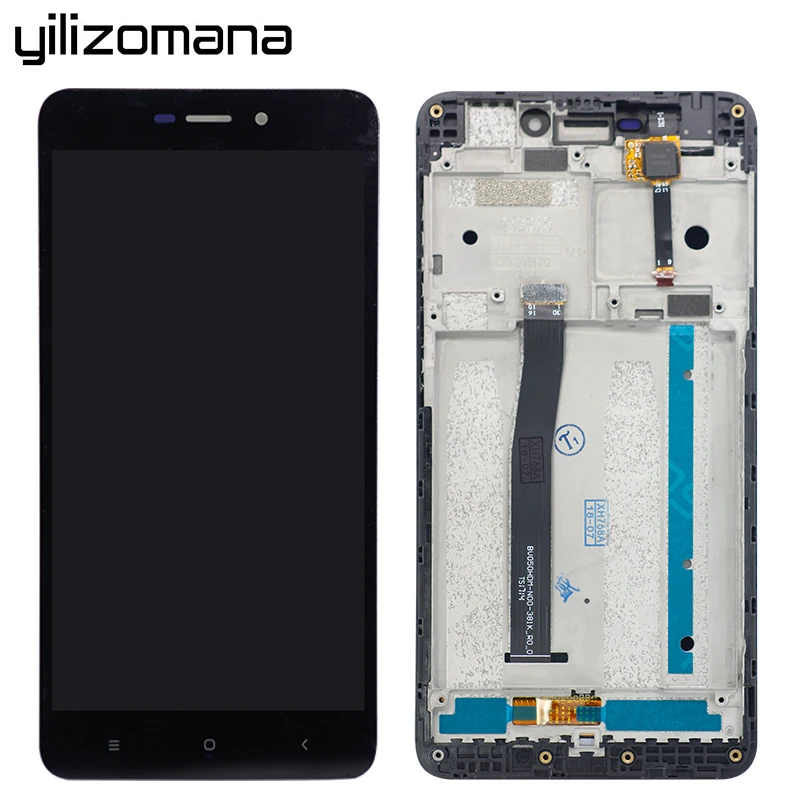 YILIZOMANA сенсорный экран панель с рамкой для Xiaomi Redmi Hongmi 4A ЖК-дисплей дигитайзер сборка Замена+ Инструменты