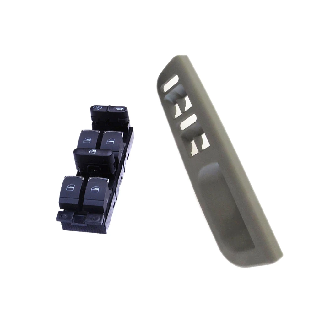 TUKE OEM Switch Box + Chrome Fenetre Du Pilote Maitre Commutateurs Pour VW Passat B5 Bora Golf Mk4 Superbe 3BD959857 3B1867171E|oem switch|golf