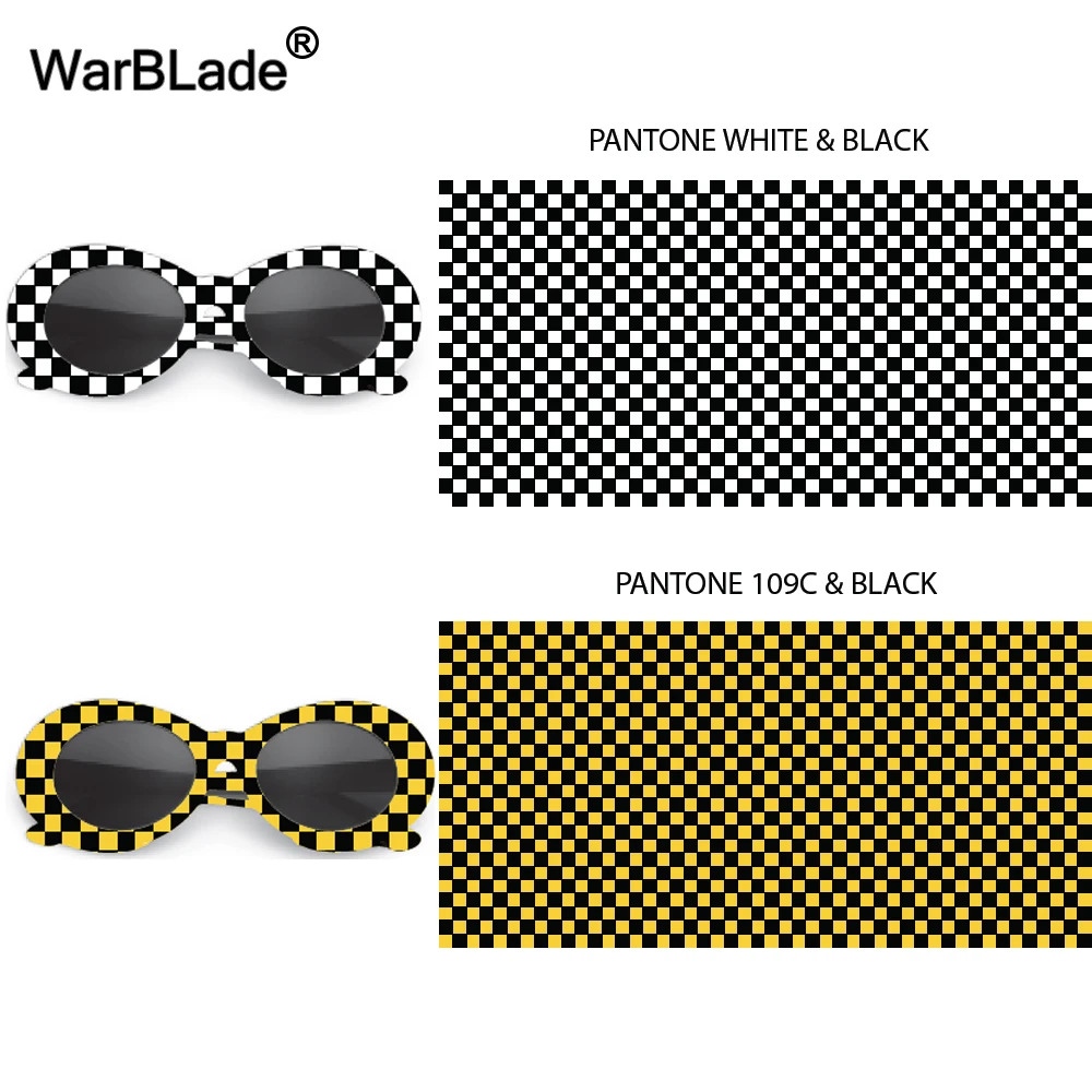 Женские винтажные солнцезащитные очки WarBLade классические в стиле Курта Кобейна
