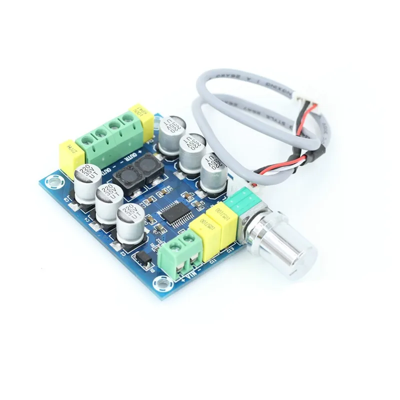 

XH-M381 TPA3123 Digital Audio amplifier board Class D amplifiers Dual channel 25W*2 Mini amplifier board DC12-24V