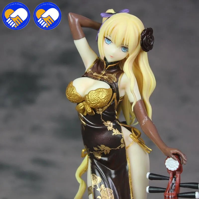 

Sexy AlphaMax SKYTUBE PVC Action figure Tony STP T2 Art Girls Jin-Lian Cheongsam 1/6 Scale Can cast off Adult Collectible Model