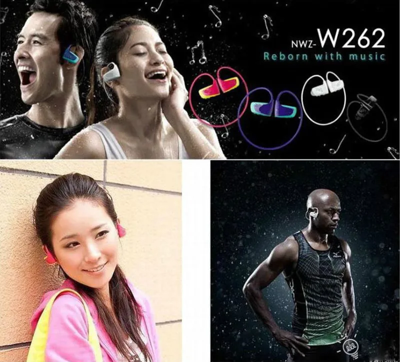 Sport MP3 Player, 8 GB Body Memory, W-262 Walkman Earphones, Earphones For Fitness And Running Music Players