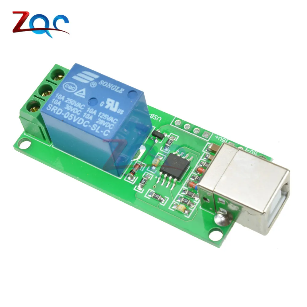 

Smart Electronics 5V USB Relay 1 Channel Programmable Computer Control For Smart Home