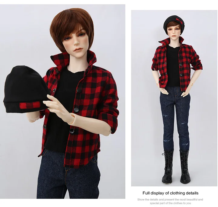 BJD SD кукольная одежда 1/3 аксессуары для кукольной одежды nYID мальчик тело мода трехсекционный набор