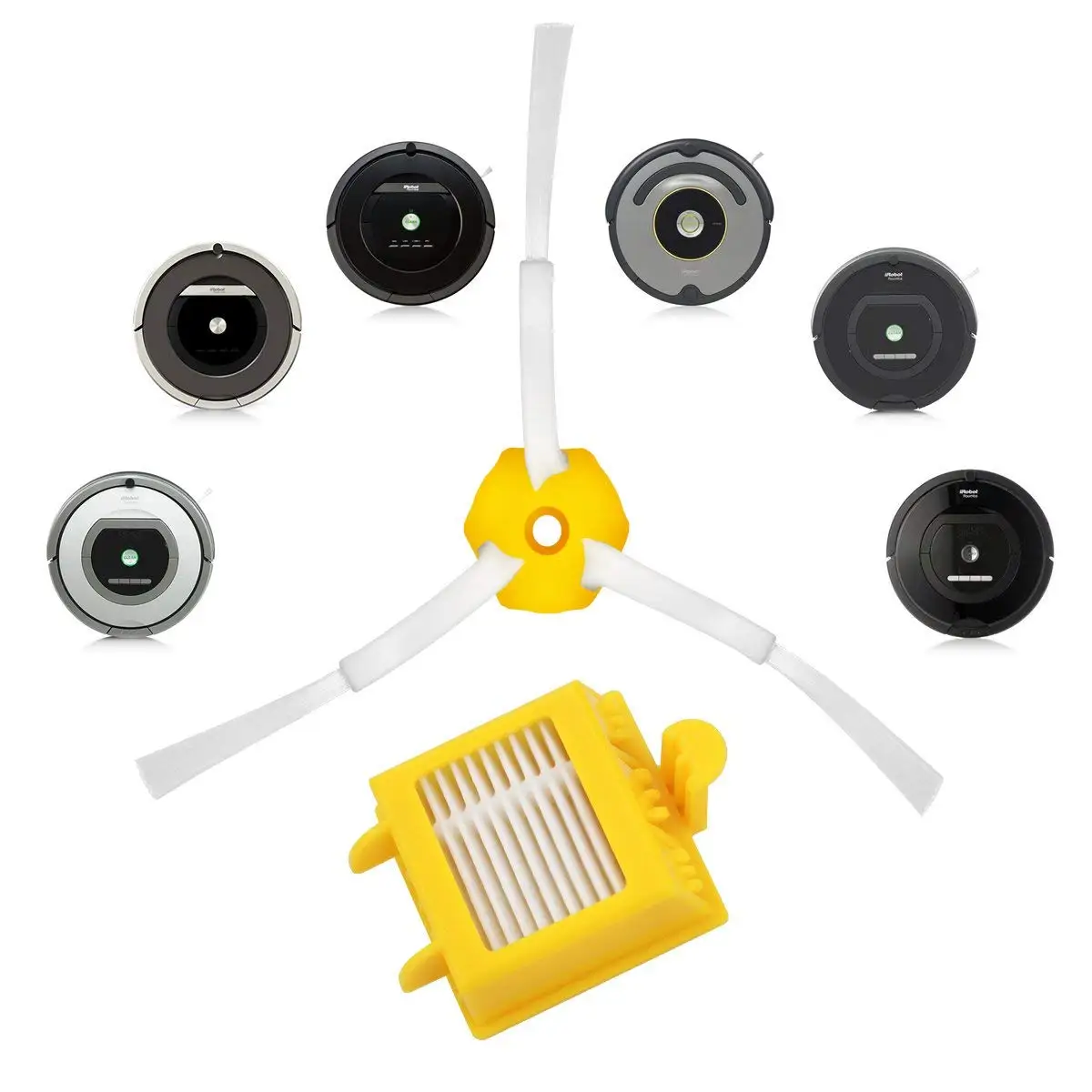 Roomba Запчасти для авто для IRobot Roomba 700 серии заменить фильтр Roomba 780 782 774 772 776 760 770