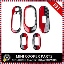 Абсолютно УФ-защита оконные регуляторы драйвер рамка JCW стиль для Mini Cooper F55 только(5 шт./компл