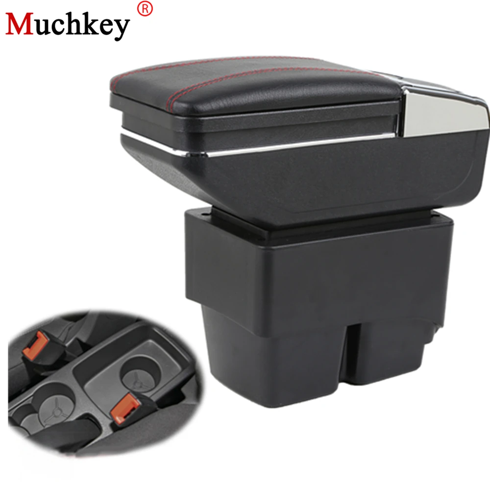 For Ford Fiesta 3 MK7 armrest box center Storage cup holder ashtray console interior car styling products auto part | Автомобили и