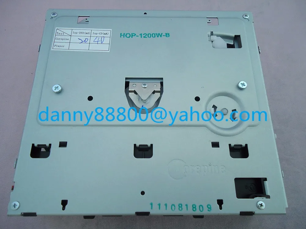 

Corepine Foryou DVD loader DL-30 HOP-1200W-B laser inside mechanism without PC board for many chinese OEM car audio navigation