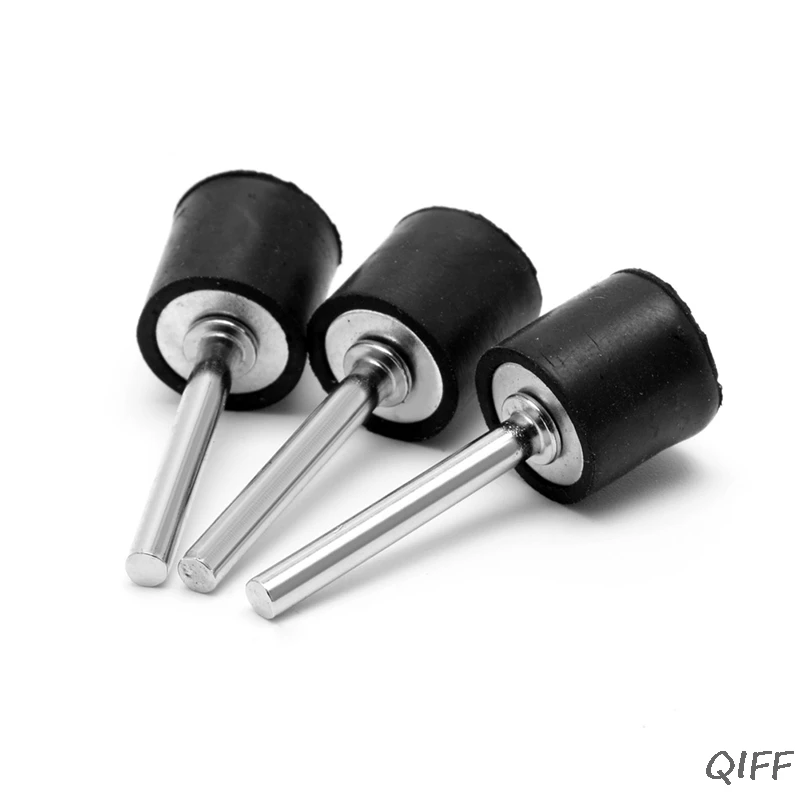 

10Pcs Drum Rubber Mandrels 1/8" Shank For Sanding Sleeve Rotary Tool New Mar28