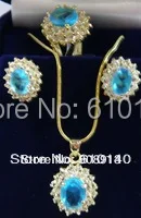 Finejewelry Модные украшения E ring8 серьги кулон Цепочки и ожерелья комплект ювелирных изделий, 0000008824. L-539