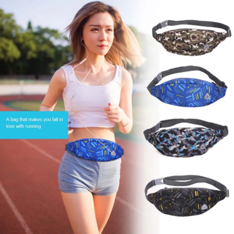 

Gym Camouflage Waist Bags Crossbody Bag Men Women Outdoor Mini Sports Bags Waterproof Running Climb Gear Resistant Chest Package