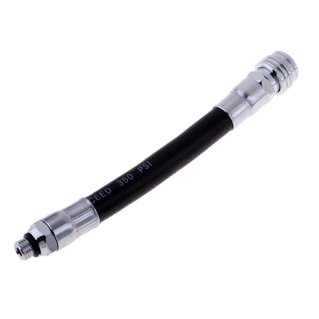 Scuba Diving Flexible Braided Hose Black Low Pressure Regulator Diver Octopus Hose 1st Stage Octopus