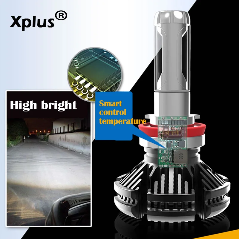 Xplus X3 Высокий/Низкий Луч H4 H7/11 9005/6 HB3/4 Автомобильный светодиодный головной