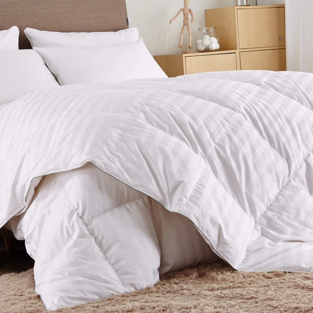 Puredown T500 Winter Comforter Queen King Size Duck Down Quilted