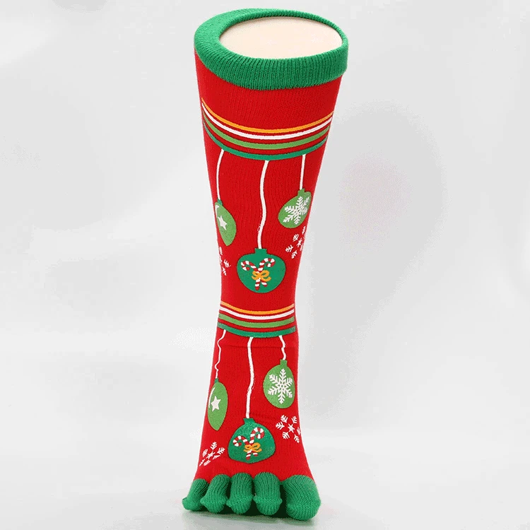 Harajuku Christmas Socks Women Toe Socks Snowman Santa 2018 Xmas Gift