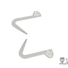 LESU металлическая дверная ручка B V8 логотип украшением в виде банта для 1/14 Tmy Scaina RC седельный тягач модель автомобиля DIY Модернизированный Запчасти TH04734