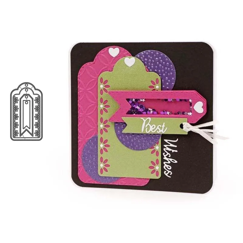 

2019 New Metal Cutting Dies label Stencils for DIY Scrapbook Photo Album Paper Card Decorative Craft Embossing Die