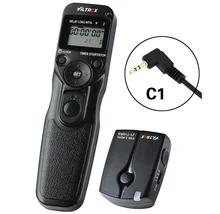 VILTROX JY710-C1 LCD Shutter Release Camera Timer Remote Wireless Controller for Canon 70D 60D 760D 700D 650D 1200D 77D 80D G1X