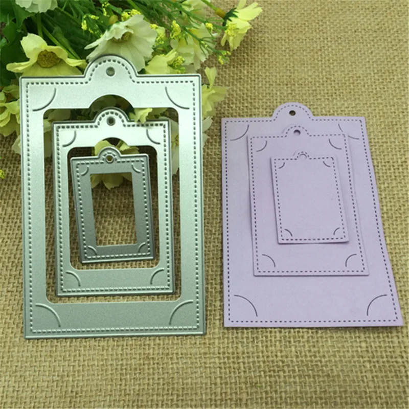 

3.1x4.9inch Rectangle 2019 New Die Cuts Metal Cutting Die Craft Die for Scrapbooking Card Making