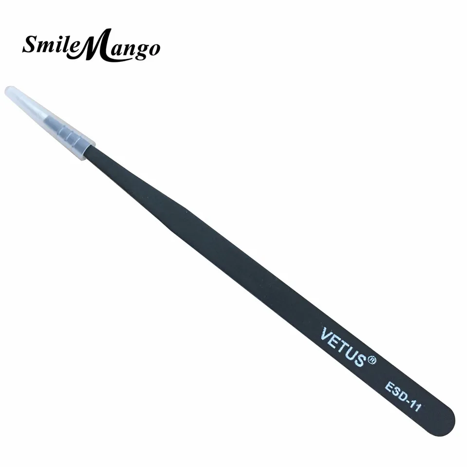 

Original Factory Outlet VETUS BGA Precision Electrostatic Tweezers ESD-11 Stainless Steel Anti-static Tweezers Free Shipping