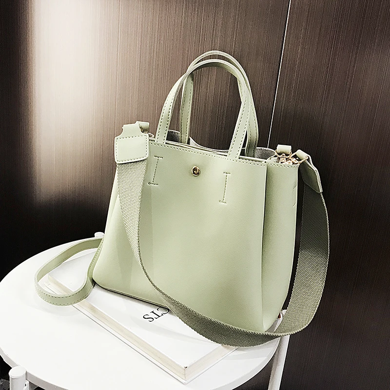 Модные сумки через плечо для женщин сумки-мессенджеры из искусственной кожи женские сумки женская сумка через плечо известного бренда Sac a min - Цвет: Зеленый