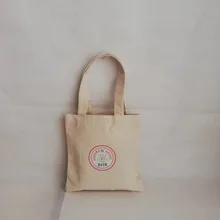 Оптовые продажи, 300 шт/партия, индивидуальные логотипы, многоразовые сумки для покупок с ручками, толстые хлопковые сумки, маленький мешочек, упаковка ювелирных изделий, сумки