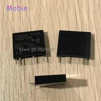 

50pcs/lot solid state relay G3MB-202P-5VDC G3MB-202P-5V G3MB-202P DC-AC 240V Best quality Free shipping