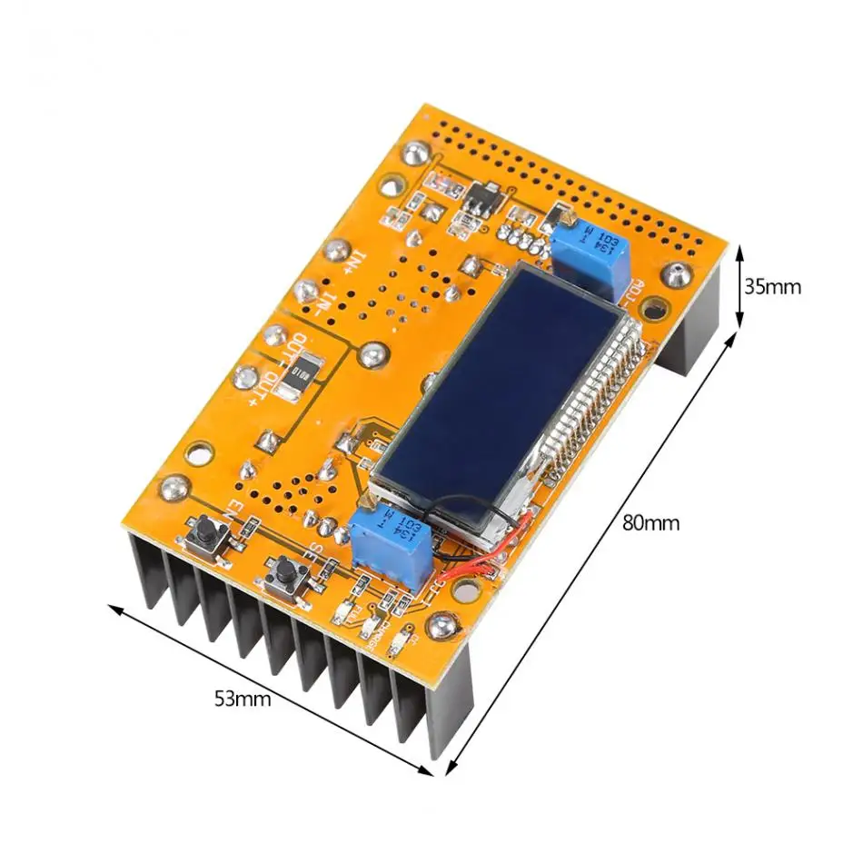 10А Adjustable Регулируемый C-C CV понижающий модуль питания B-uck преобразователь 7 V-36 V до 1,5-35 V безопасность