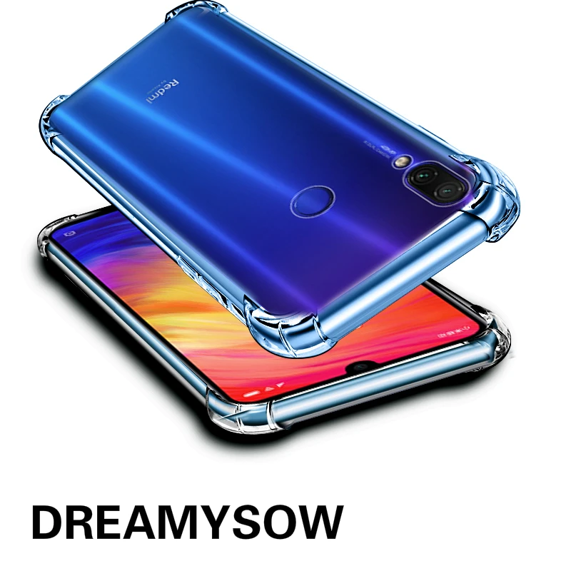 

Transparent Soft Tpu Case Redmi 6 7 5 Note 7A 6 Pro Go K20 Pro Super Shockproof Silicone Case For Xiaomi Mi A2 Lite 8 Lite 9 Se