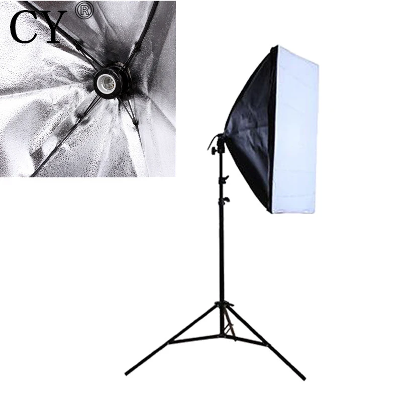 

CY Photography Studio Softbox Kits 50x 70cm Folding Easy Softbox with 200cm Light Stand Photo Studio Kits Hot Selling