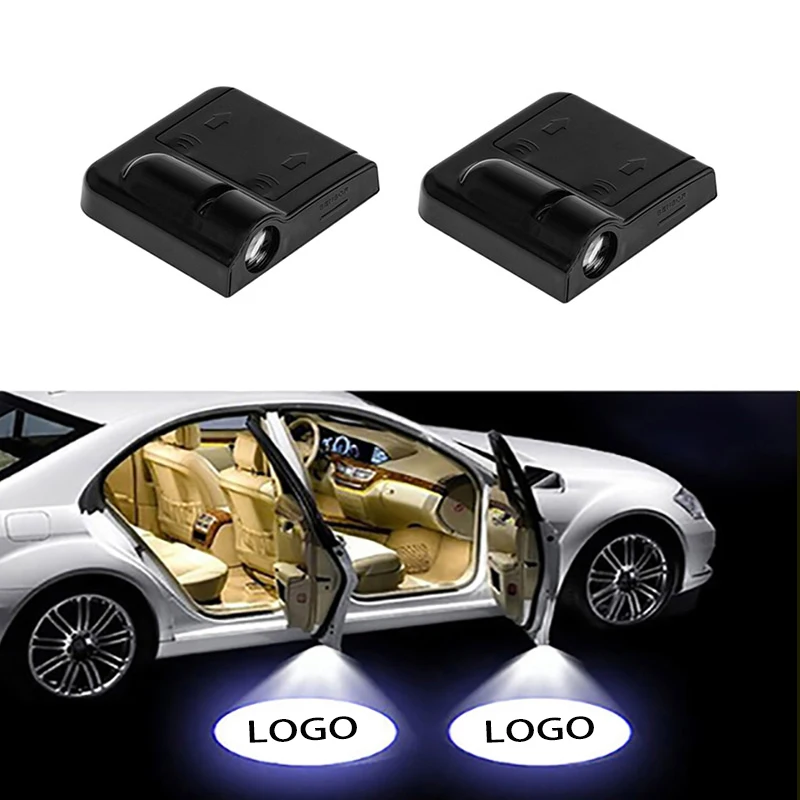 

1pcs Wireless Car Door Led Welcome Laser Projector Logo Ghost Shadow Light for BMW Audi Toyota Kia Volkswagen Ford Car Styling