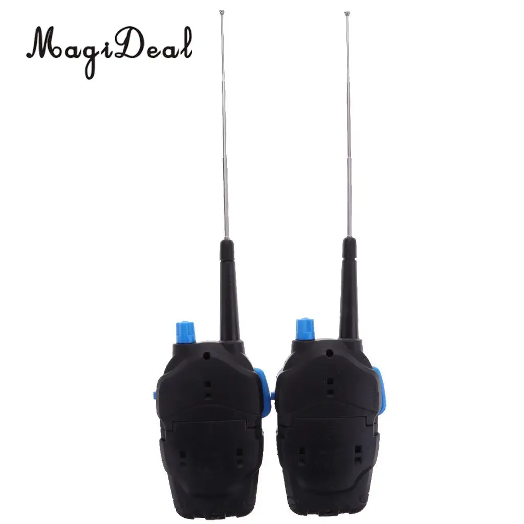 2Pcs Electronic Walkie Talkie Toy Portable Two-Way Radio Interphone Pretend Play Phone Game Outdoor Communication Toys Kids Gift