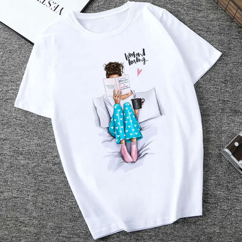 

CZCCWD Women Clothes 2019 Summer Thin Section T Shirt Weekend Liading Letter Fashion Female T-shirt Leisure Harajuku Top T-shirt