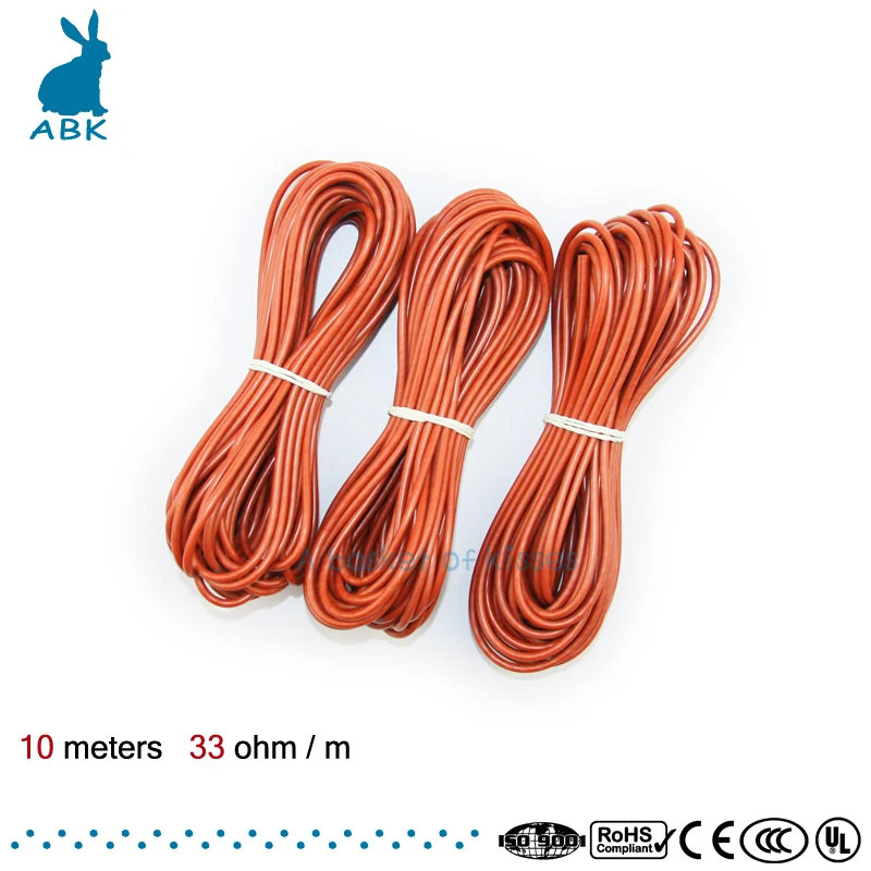 Fios Elétricos aquecimento do cabo equipamento de Comprimento : 10 Meters Per Segment