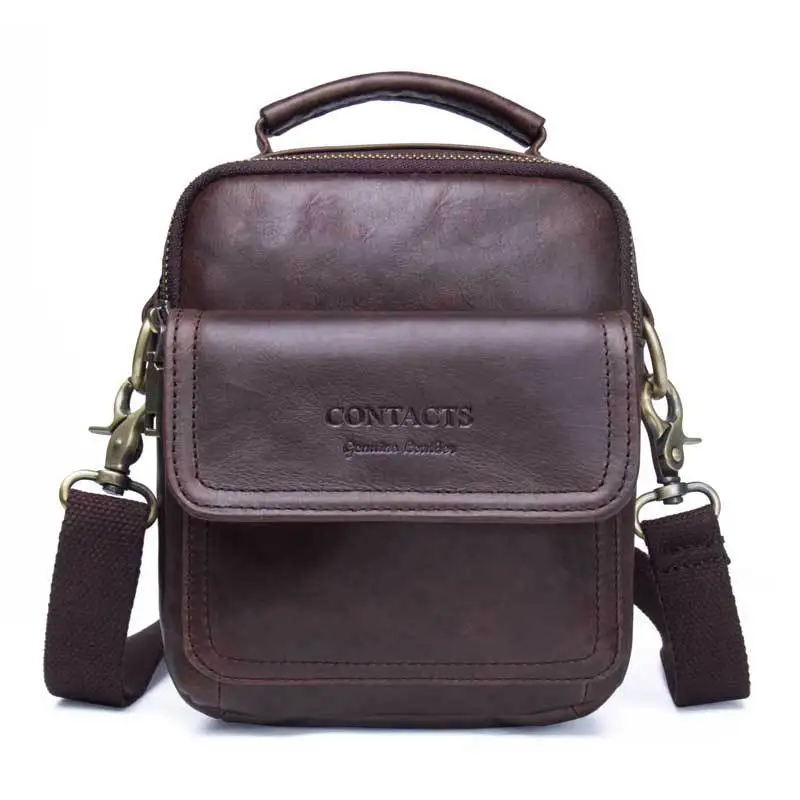 

Yaphlee luxury Fashion Leisure Men's Single Shoulder Bag Skew Bag Genuine Leather Bag