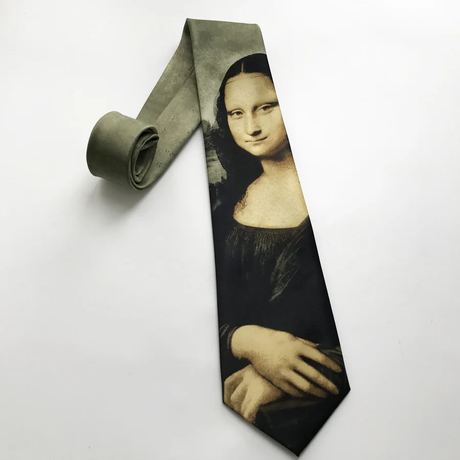 

Top Designer Necktie Unique Famous Painting Ties for Artist Fashion Men Gravata